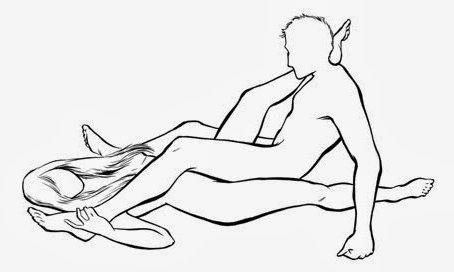 Картинки на тему необычные позы для секса. Х-образная позиция.