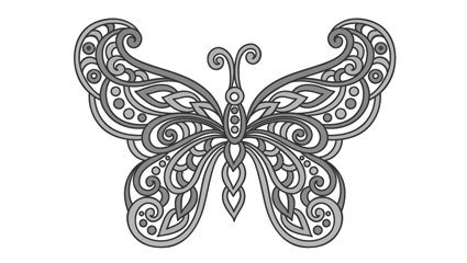 бабочка татуировка